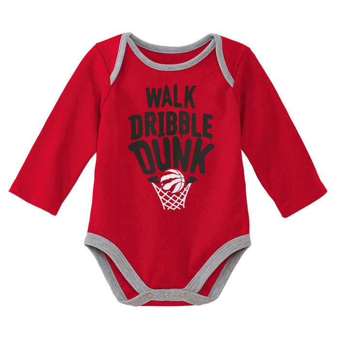 Infant Toronto Raptors 2-Piece Creeper Team Set