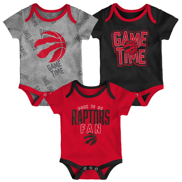 Infant Toronto Raptors 3-Piece Game Time Team Set