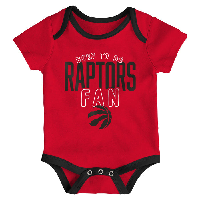 Infant Toronto Raptors 3-Piece Game Time Team Set