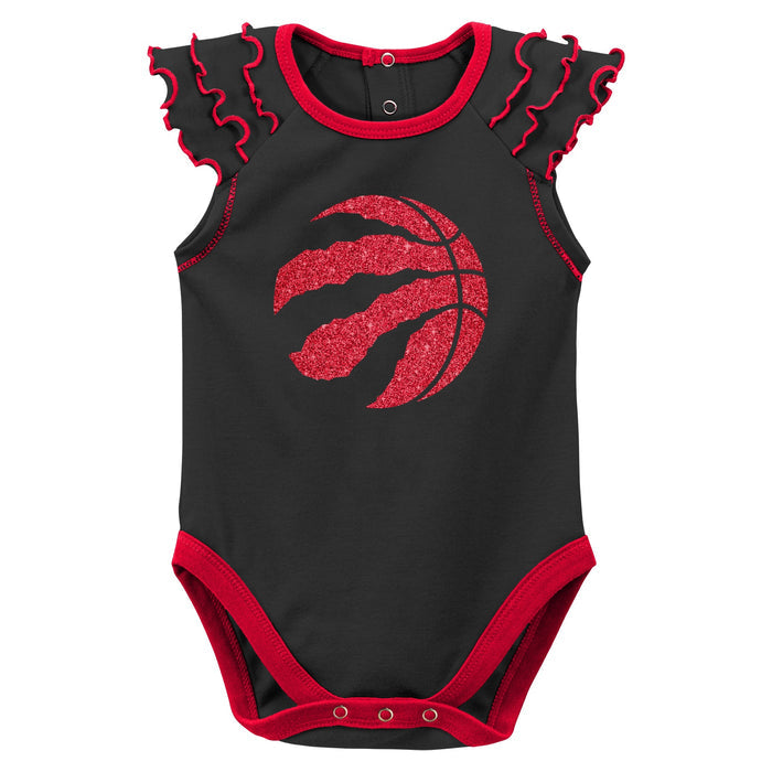 Infant Toronto Raptors Girls Shining All-Star 2-Piece Creeper