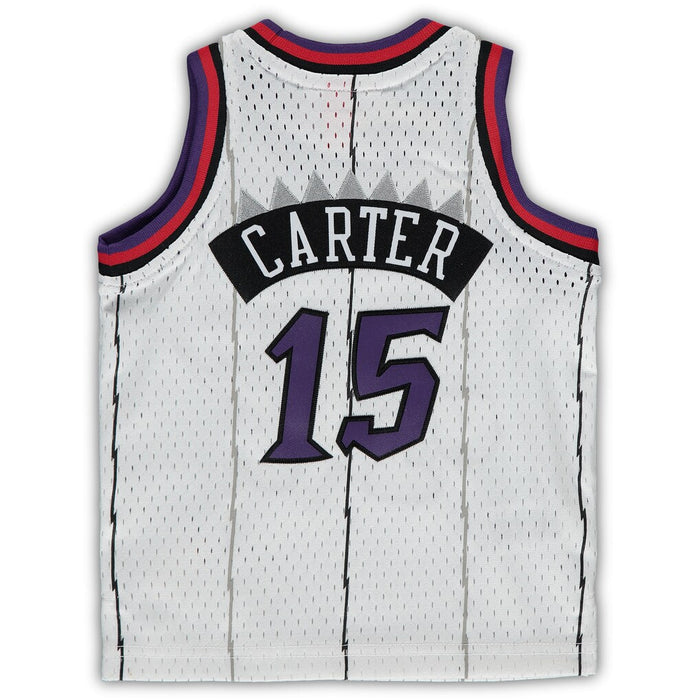 Infant Vince Carter Toronto Raptors 1998-99 White Mitchell & Ness Swingman Jersey