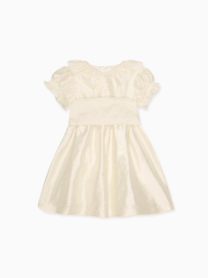 Ivory Azalea Ceremony Silk Girl Dress