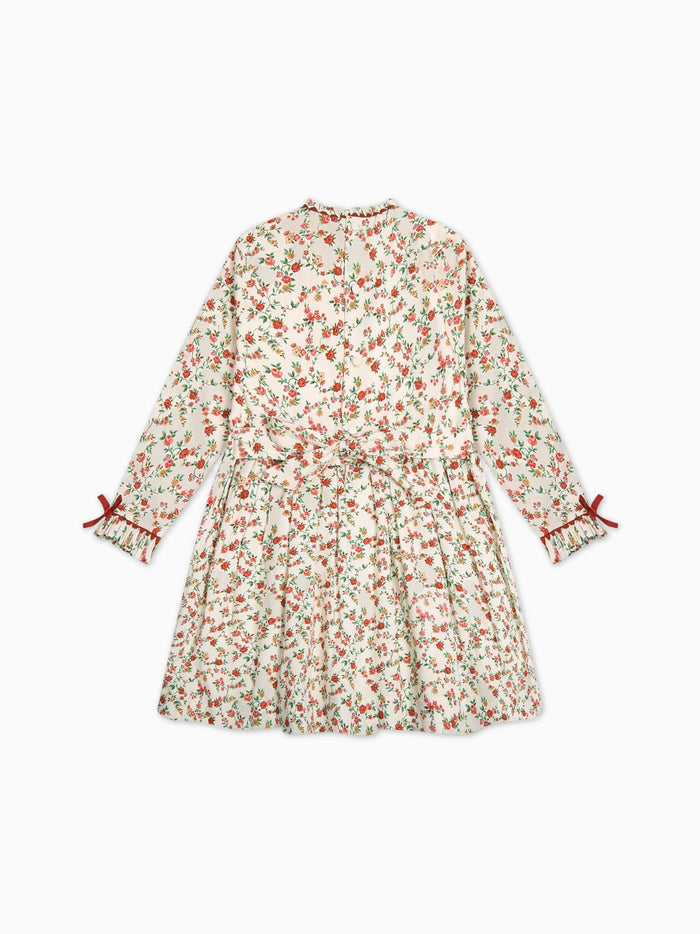 Ivory Floral Rosaura Girl Dress