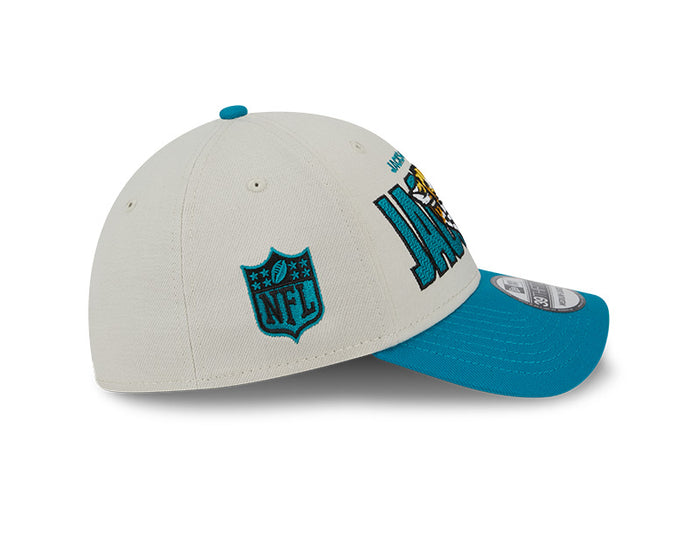Jacksonville Jaguars New Era 2023 NFL Draft 39THIRTY Flex Hat - Cream