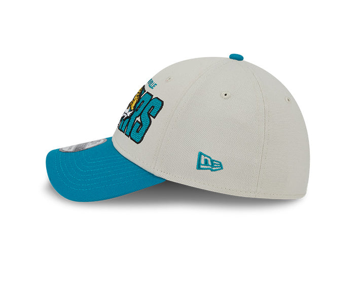 Jacksonville Jaguars New Era 2023 NFL Draft 39THIRTY Flex Hat - Cream