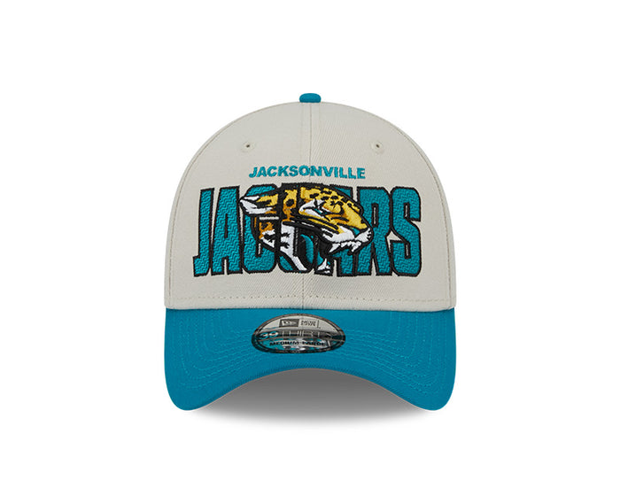 Jacksonville Jaguars New Era 2023 NFL Draft 39THIRTY Flex Hat - Cream
