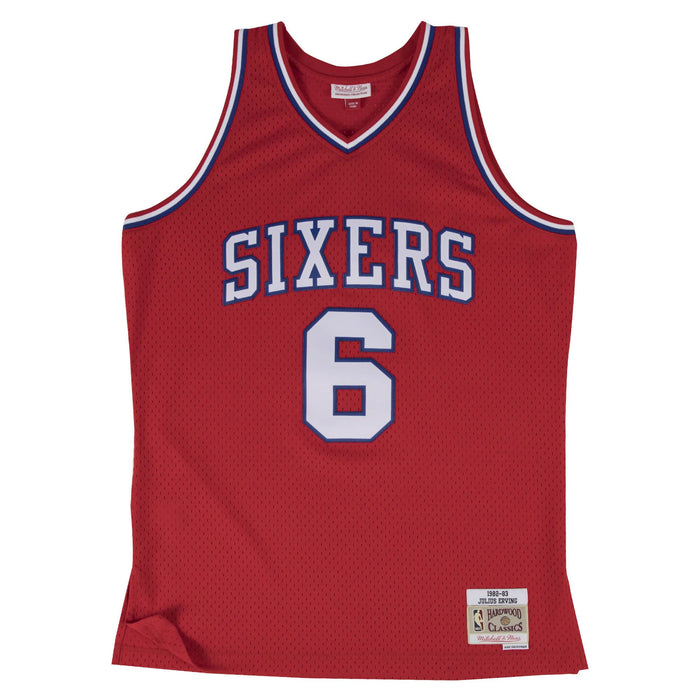Julius Ervin #6 Philadelphia 76ers Mitchell & Ness 1982-83 Hardwood Classic Swingman Jersey