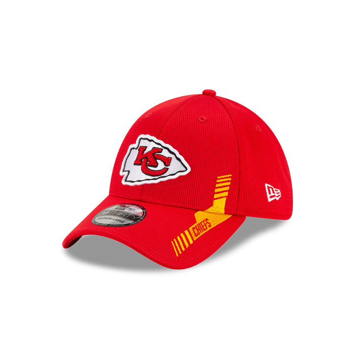 Kansas City Chiefs 2021 New Era NFL Sideline Home Red 39THIRTY Flex Hat