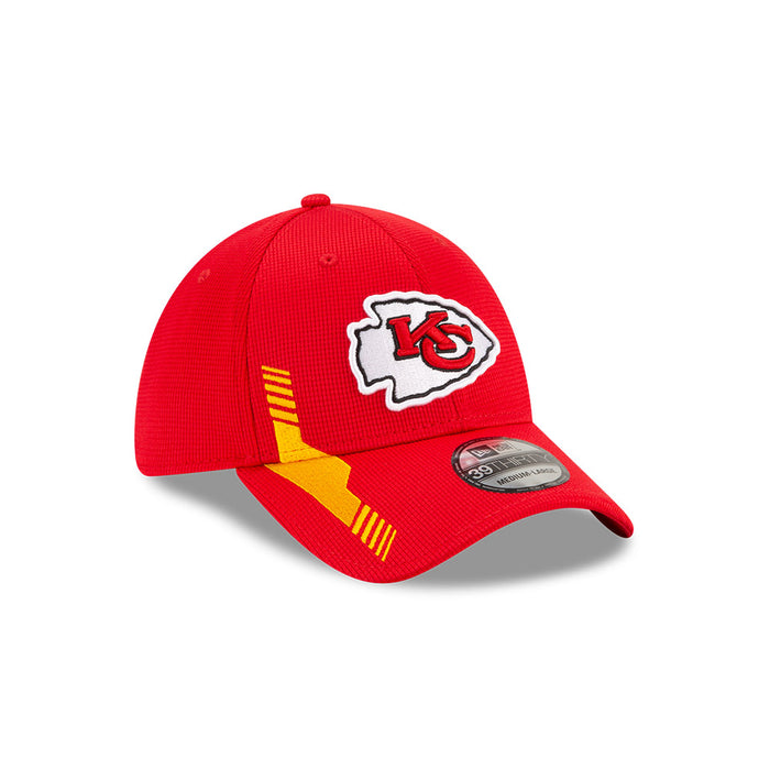 Kansas City Chiefs 2021 New Era NFL Sideline Home Red 39THIRTY Flex Hat