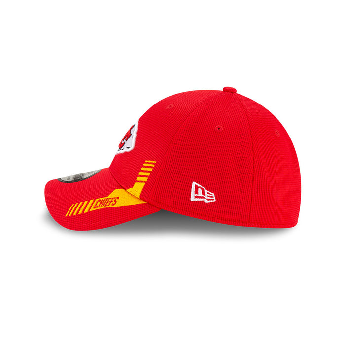 Kansas City Chiefs 2021 New Era NFL Sideline Home Red 39THIRTY Flex Hat