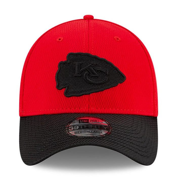 Kansas City Chiefs 2021 New Era NFL Sideline Road Red 39THIRTY Flex Hat