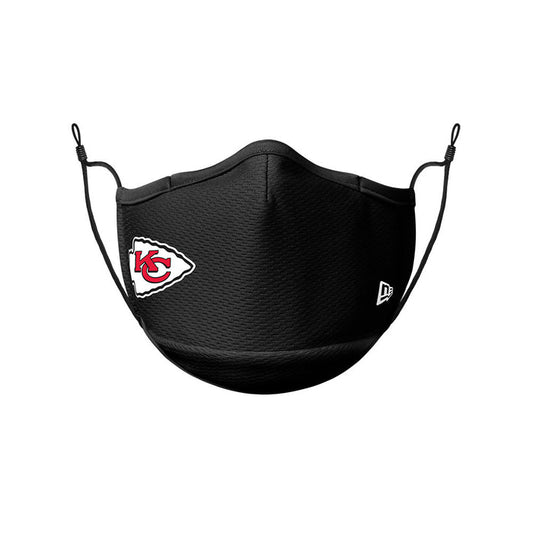 Kansas City Chiefs New Era Black On-Field Face Cover Mask