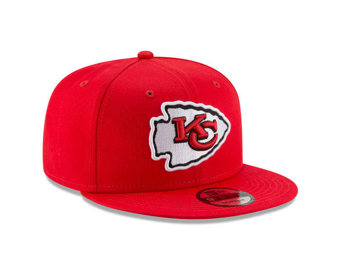 Kansas City Chiefs New Era Team 9Fifty Snapback Hat - Red