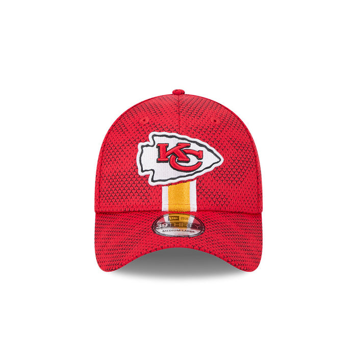 Kansas City Chiefs NFL 2024 Sideline New Era 39 Thirty Flex Hat - Red