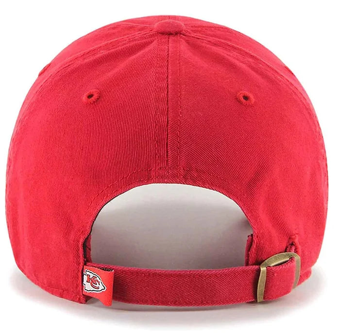 Kansas City Chiefs Red Clean Up '47 Brand Adjustable Hat
