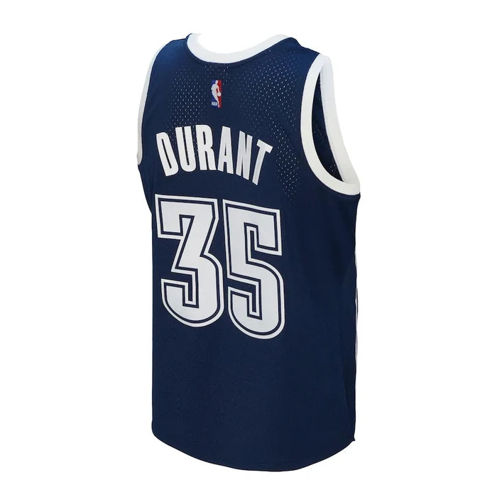 Kevin Durant #35 Oklahoma City Thunder 2015-16 Hardwood Classic Mitchell & Ness Navy Alternate Swingman Jersey