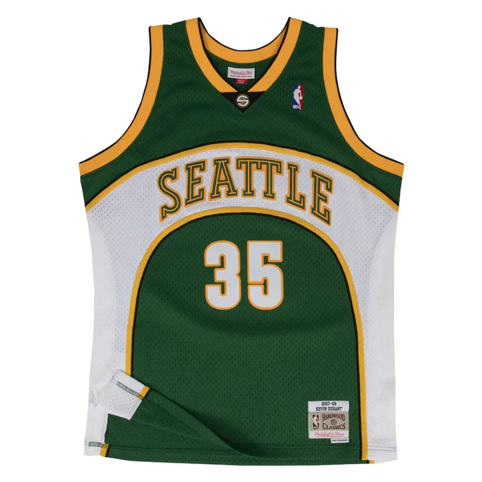 Kevin Durant #35 Seattle Super Sonics Mitchell & Ness 2007-08 Hardwood Classic Swingman Jersey - Green