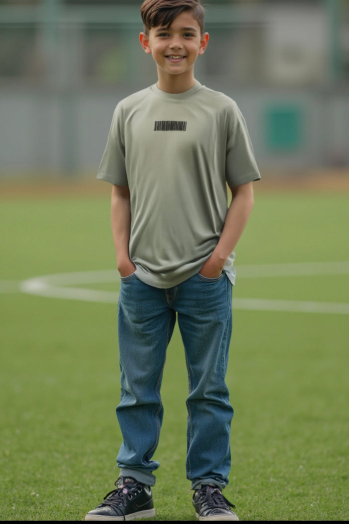 Kid's Oversized TShirts- KHAKI-SHIPPING