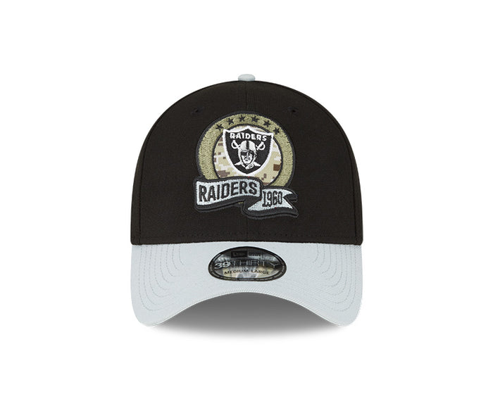 Las Vegas Raiders New Era 2022 Salute To Service - 39THIRTY Flex Hat