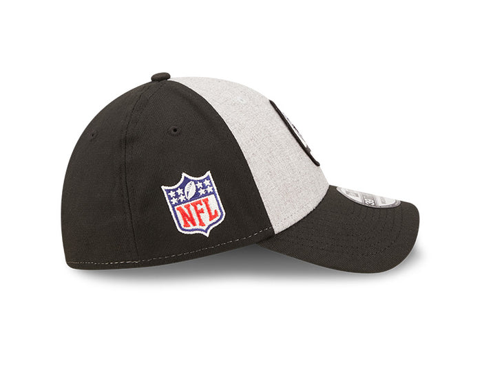 Las Vegas Raiders New Era 2022 Sideline 39THIRTY Historic Flex Hat - Heathered Gray/Black