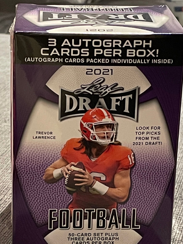 Leafs Draft 2021 Football Premium Hobby Blaster Box