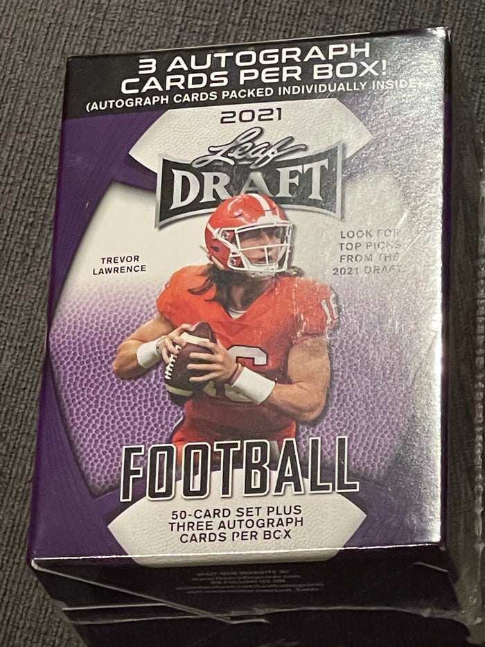 Leafs Draft 2021 Football Premium Hobby Blaster Box
