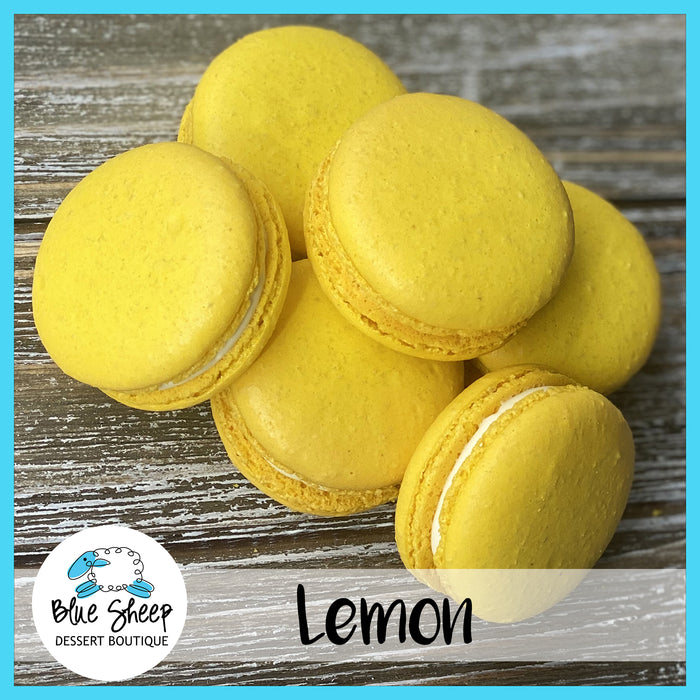 lemon macarons