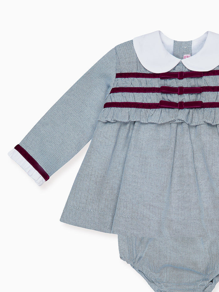 Light Blue Garcia Baby Girl Set