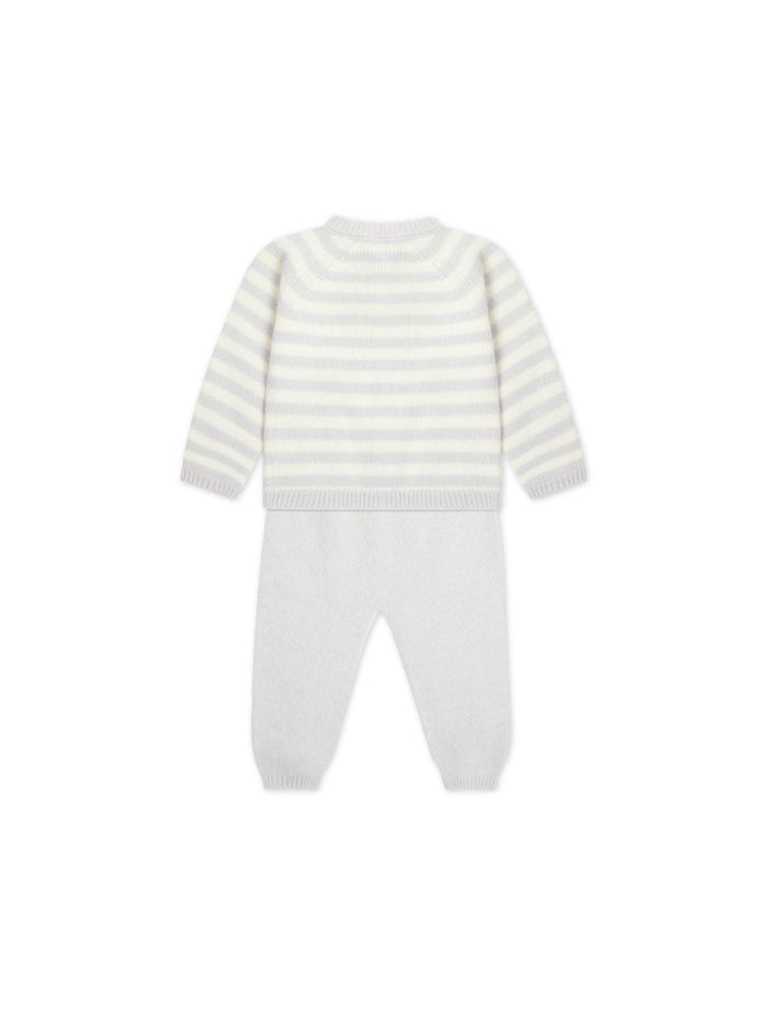 Light Grey Tiago Cashmere Baby Set