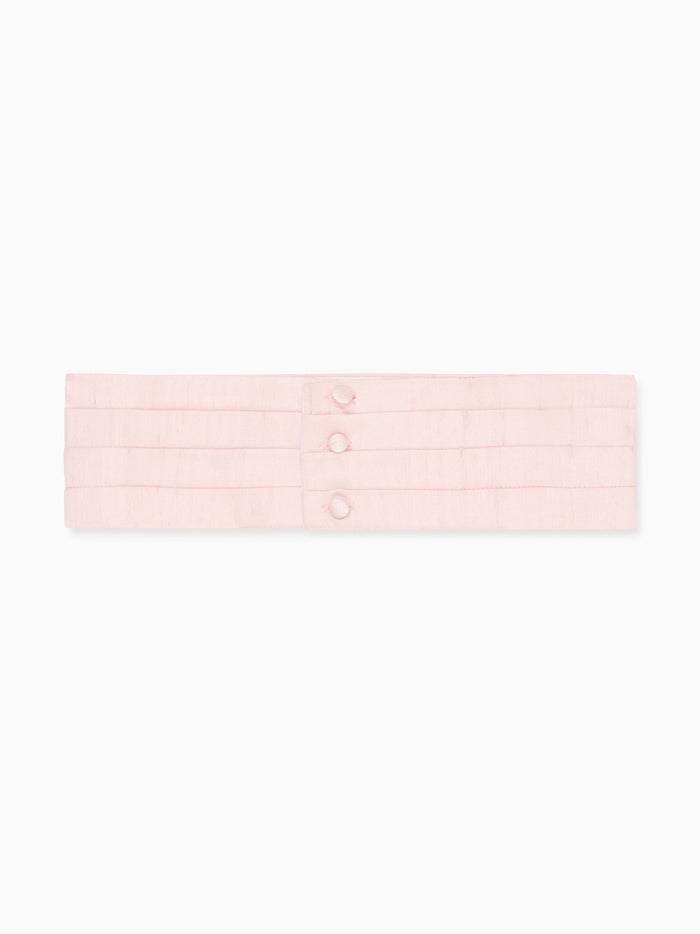 Light Pink Malva Ceremony Silk Boy Cummerbund