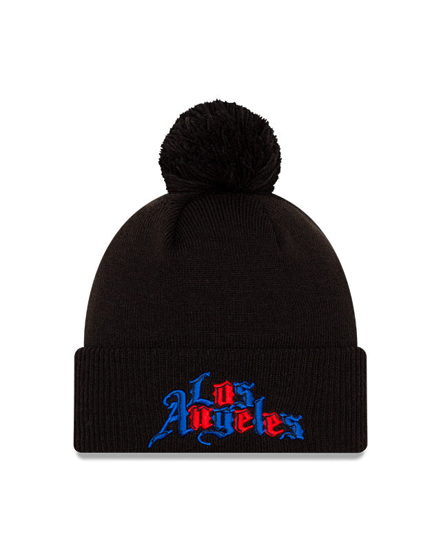 Los Angeles Clippers Alternate New Era City Series 20 Pom knit Toque