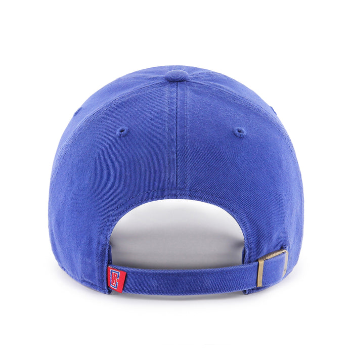 Los Angeles Clippers Royal NBA 47 Brand Clean Up Adjustable Buckle Back Hat