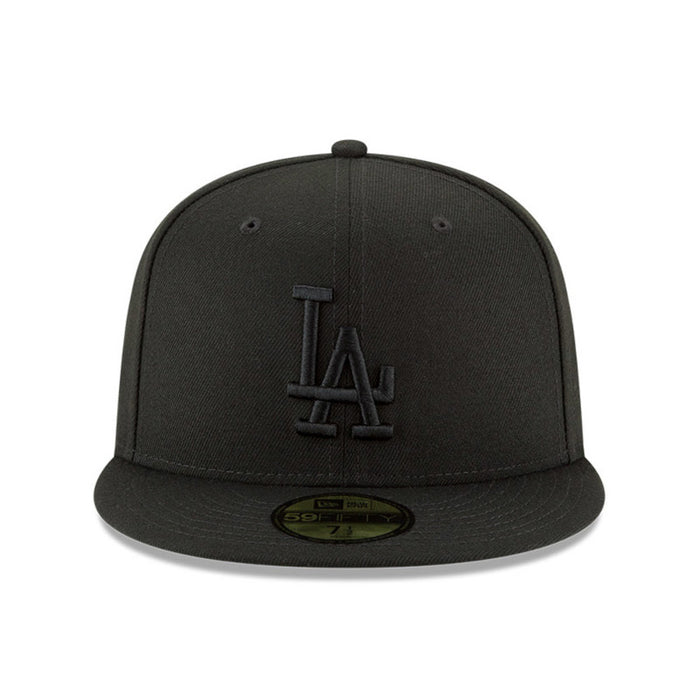 Los Angeles Dodgers Black on Black 59fifty Fitted Hat