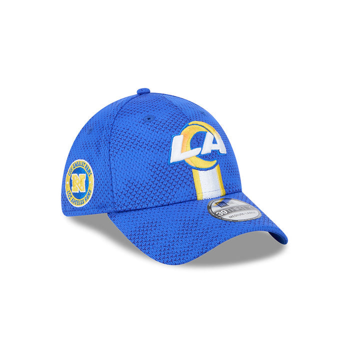 Los Angeles Rams NFL 2024 Sideline New Era 39 Thirty Flex Hat - Royal Blue