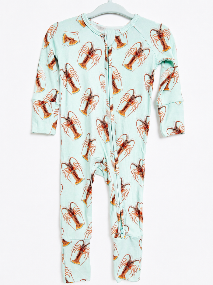 Lowtide Lobster - Bamboo Zippy Sleeper Pajamas - Sold out