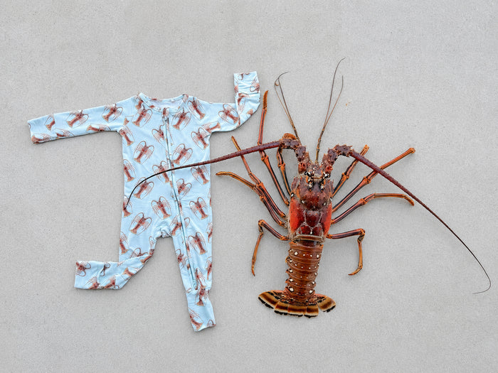 Lowtide Lobster - Bamboo Zippy Sleeper Pajamas - Sold out