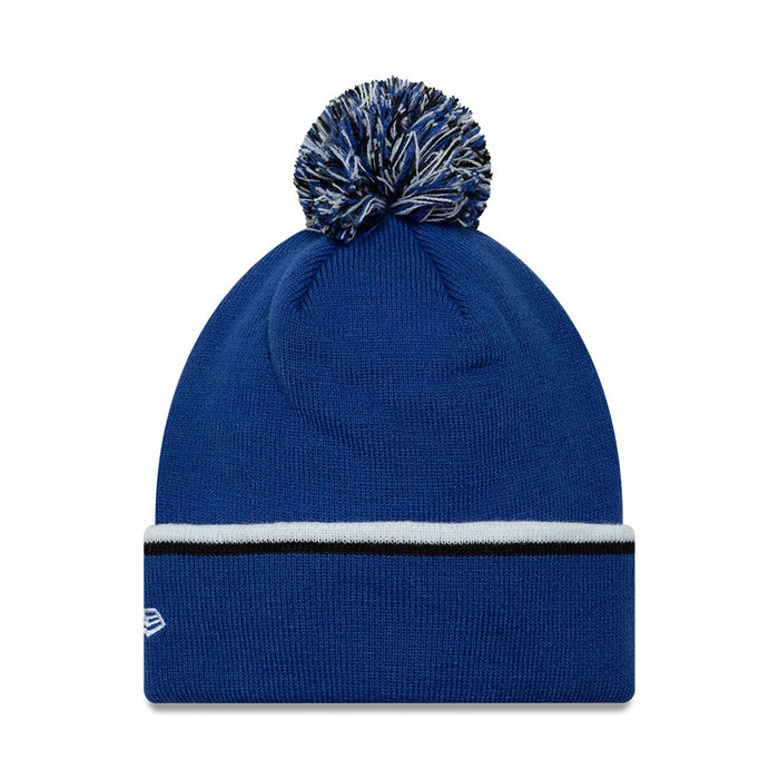 Manchester United Cuffed Pom Beanie - Blue