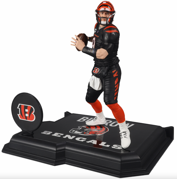 McFarlane NFL Sports Picks - Joe Burrow Black Jersey Figure - Cincinnati Bengals