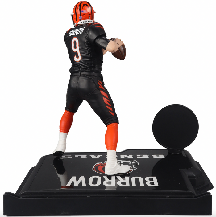 McFarlane NFL Sports Picks - Joe Burrow Black Jersey Figure - Cincinnati Bengals
