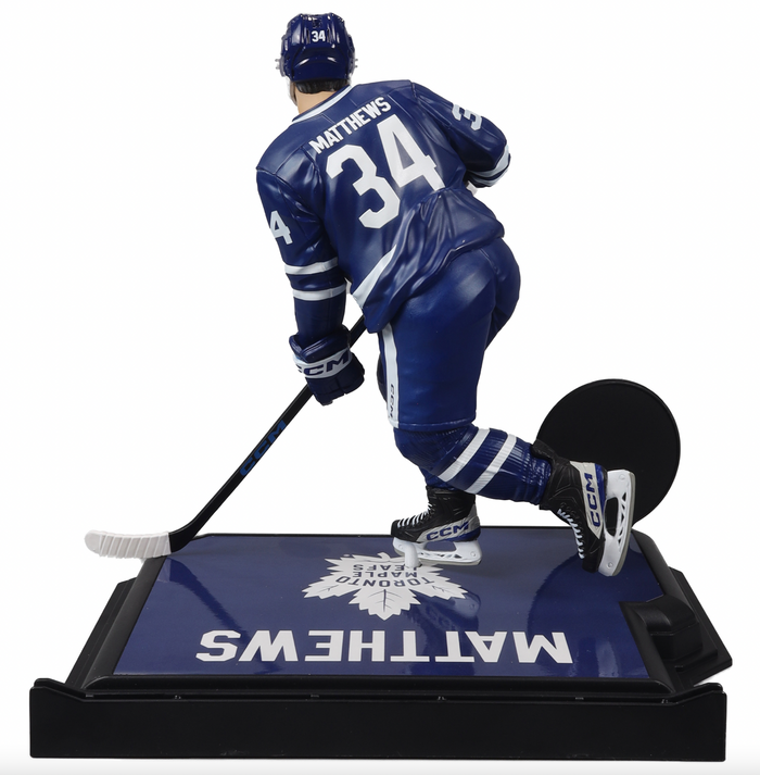 McFarlane NHL Sports Picks - Auston Matthews Blue Jersey Figure - Toronto Maple Leafs