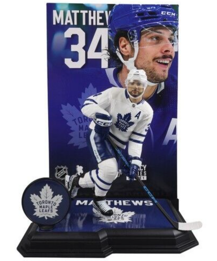 McFarlane NHL Sports Picks - Auston Matthews Variant Figure - Toronto Maple Leafs