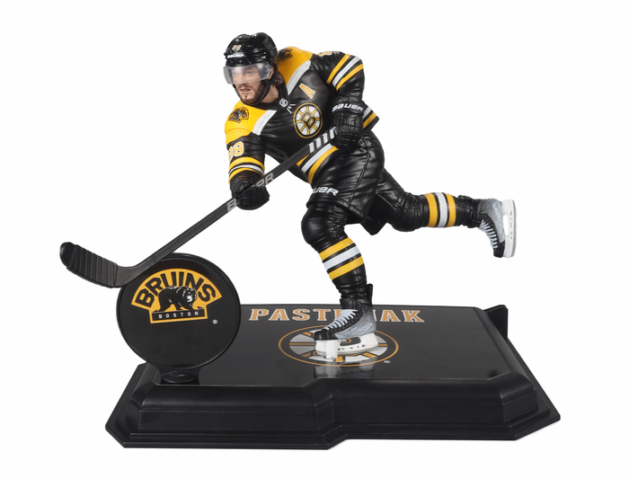 McFarlane NHL Sports Picks - David Pastrnak Black Jersey Figure - Boston Bruins