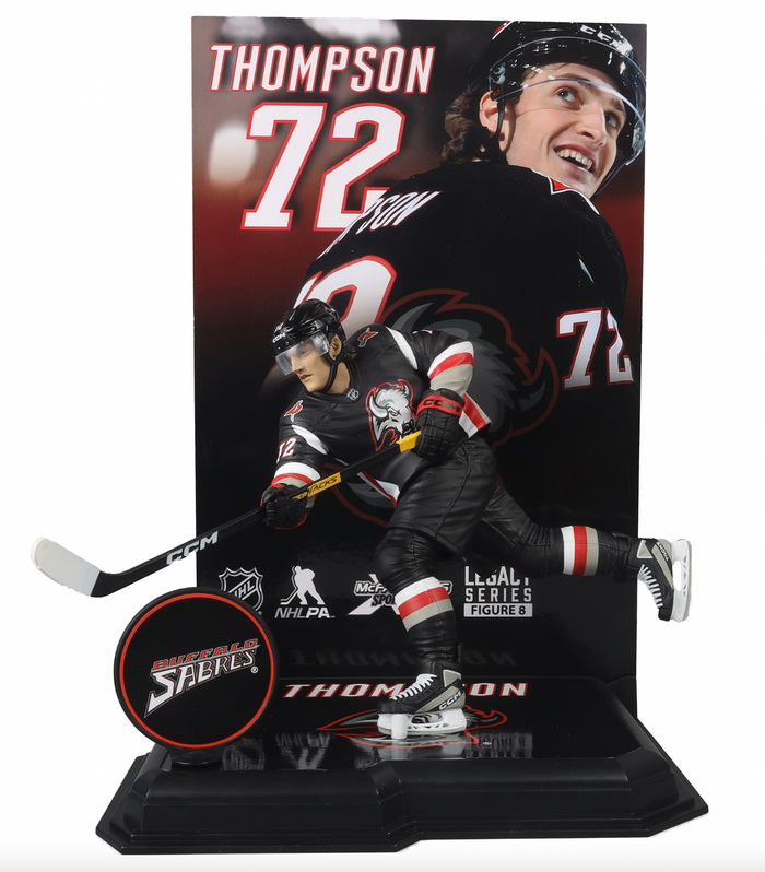McFarlane NHL Sports Picks - Tage Thompson Black Jersey Figure - Buffalo Sabres