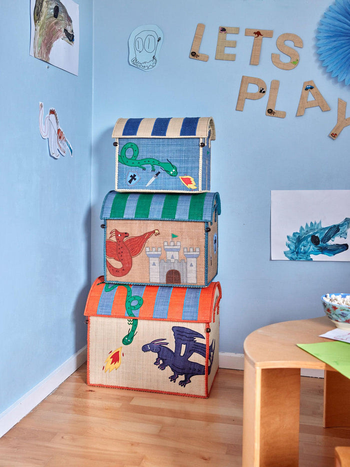 Medium Toy Basket in Dragon Design