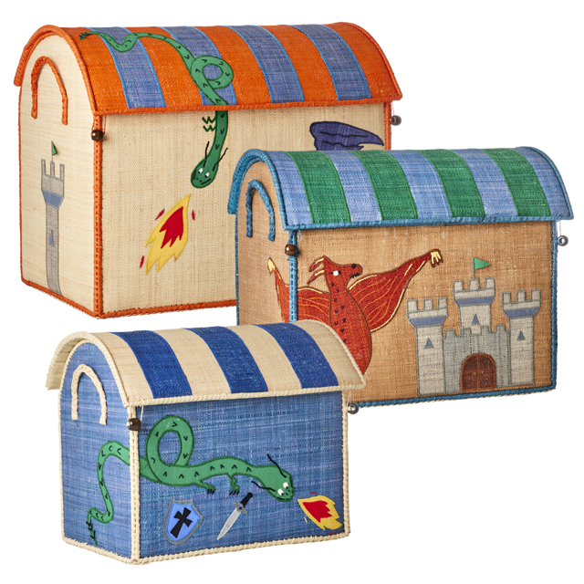 Medium Toy Basket in Dragon Design