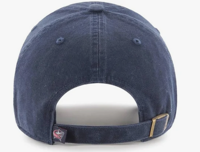 Men's Columbus Blue Jackets '47 Navy Team Clean Up Adjustable Hat