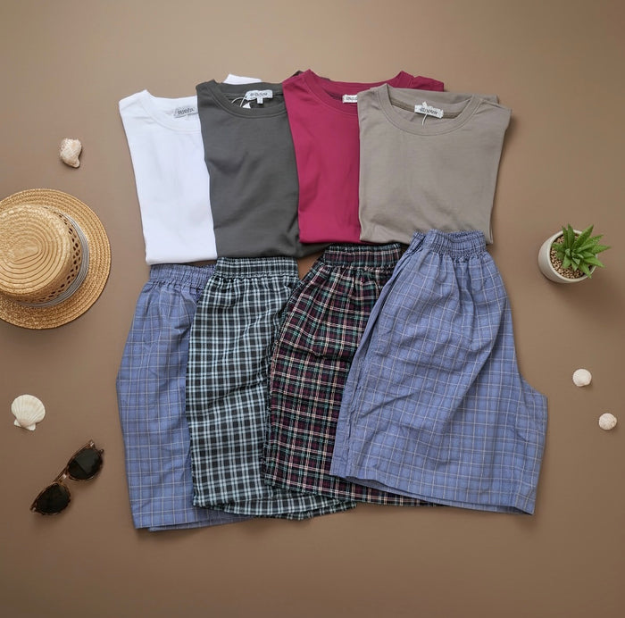 Men's Pyjamas- Blue & White (Size:14)