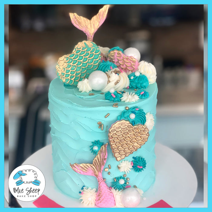 mermaid under the sea to go cake nj