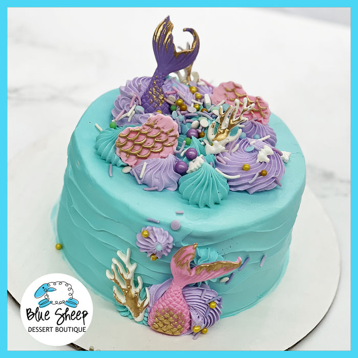 mermaid ice cream cake
