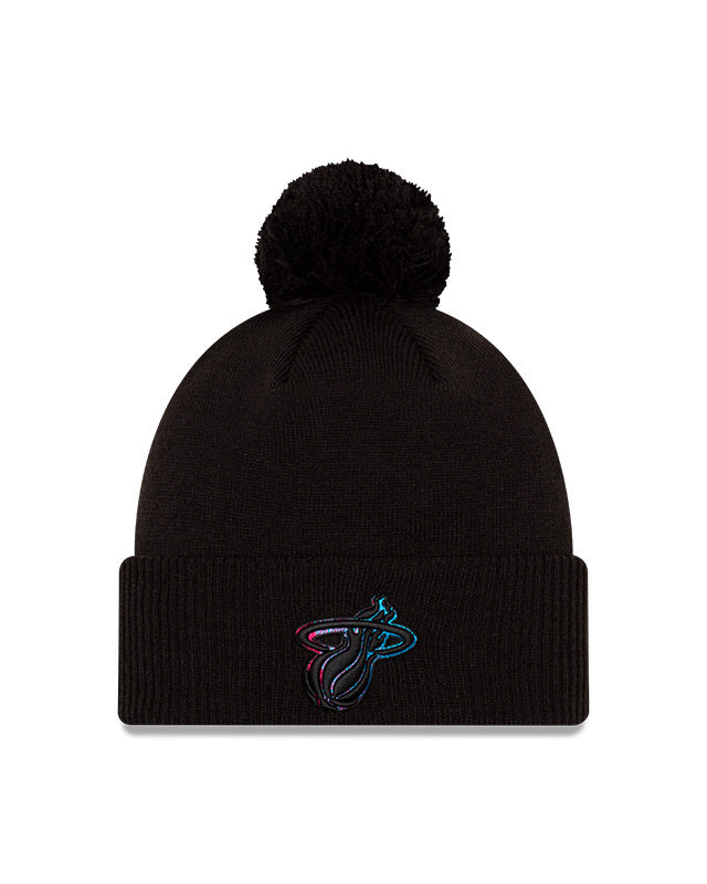 Miami Heat Alternate Vice New Era City Series 20 Pom Knit Toque